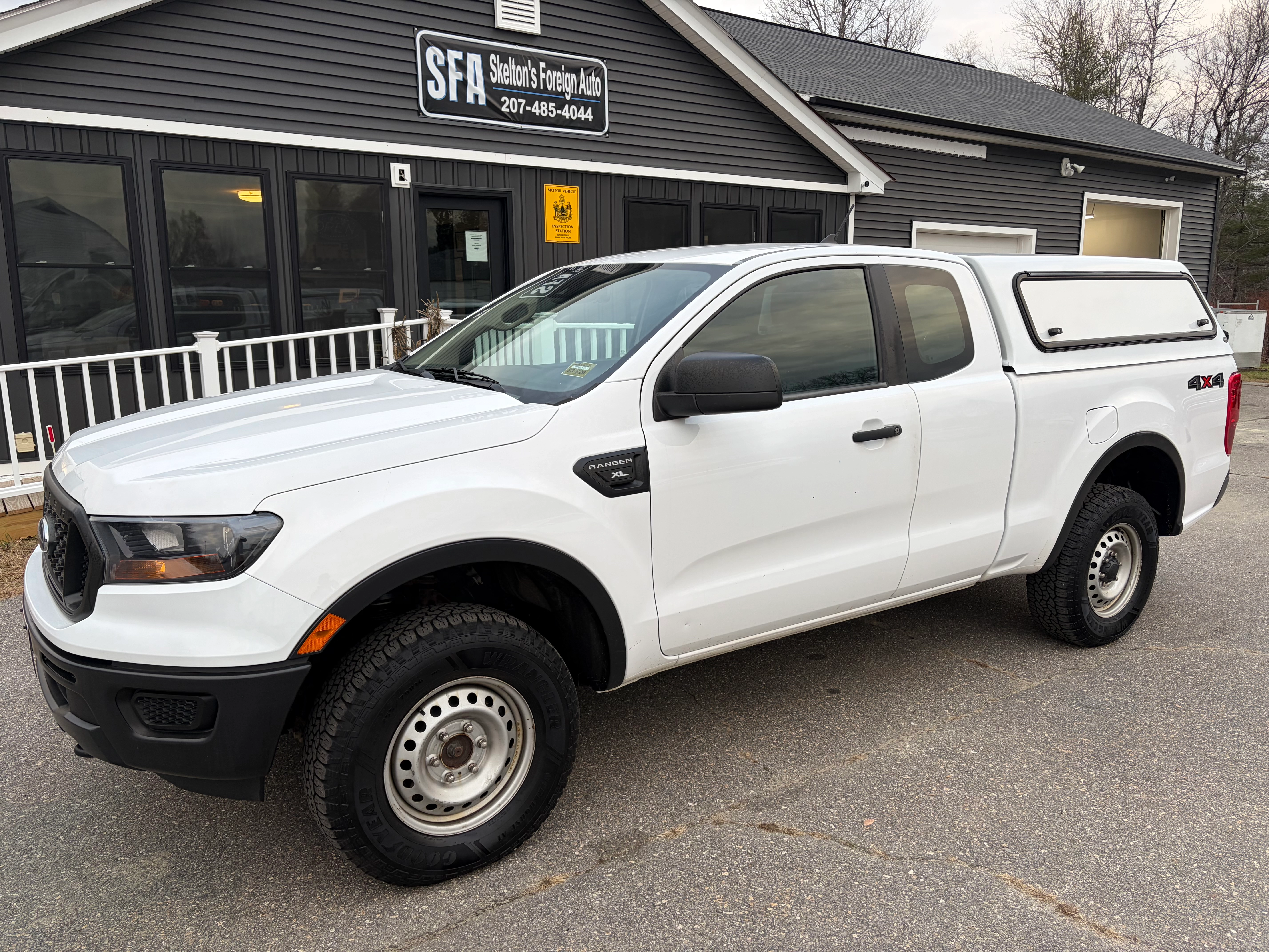 2021 Ford Ranger XL SuperCab 4x4 Work Truck w/ Utility Cap